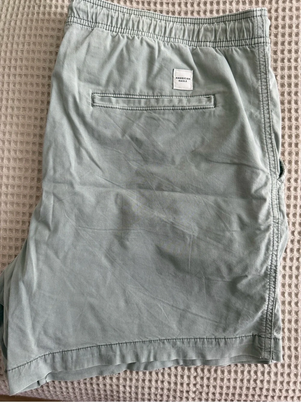 American Eagle Outfitters Men's Drawstring Sage Shorts